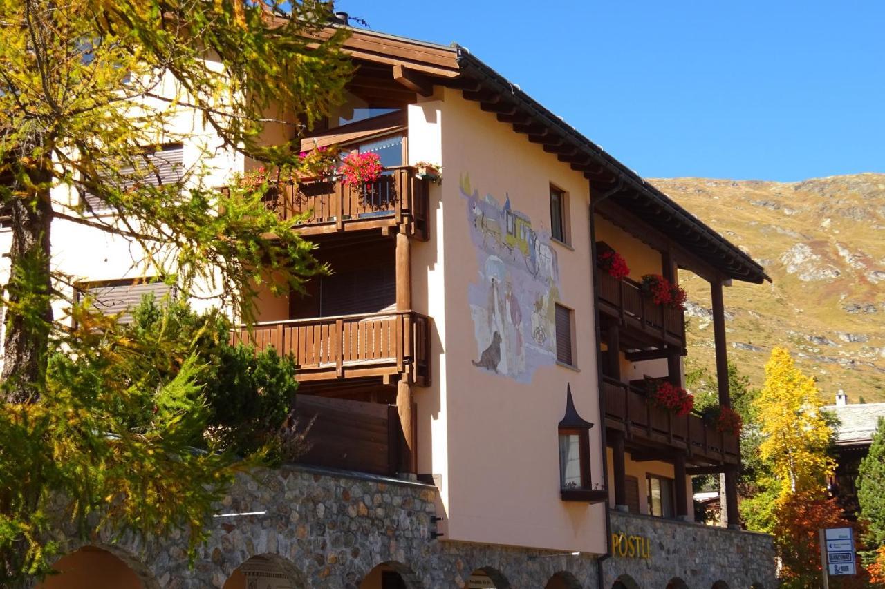 Hotel Poestli Maloja Bagian luar foto